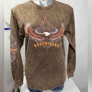 Easy Riders motorcycle long sleeves vintage T in mint condition, unisex